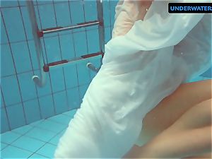 redhead Diana red-hot and insane in a white sundress