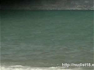 nudist beach spycam shoots nude honies sunbathing